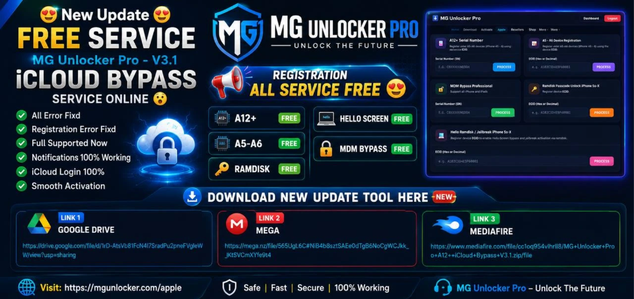 ⚡MG Unlocker Pro - A5 - A6 Bypass Tool No Arduino