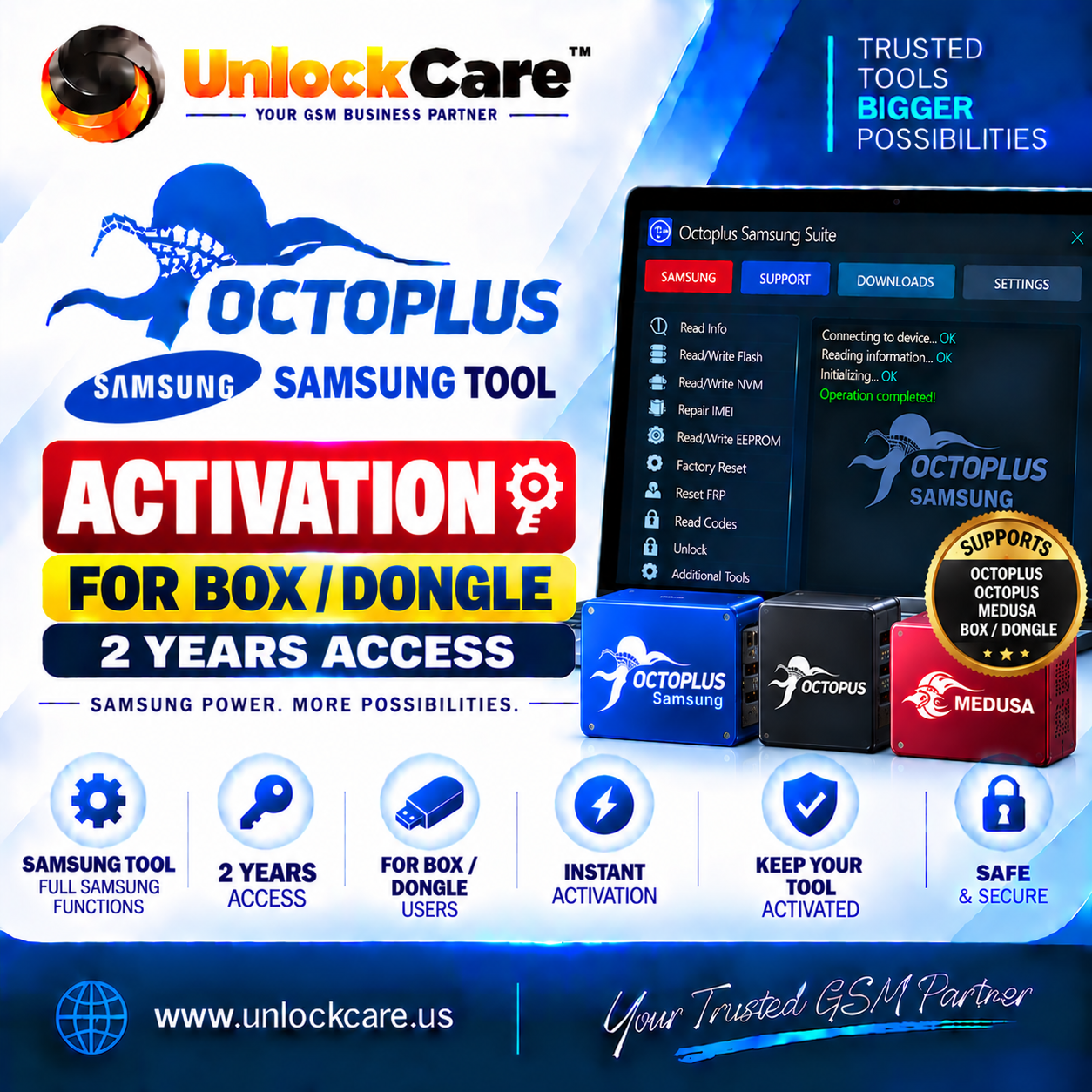Octoplus Samsung Tool Activation for Box / Dongle