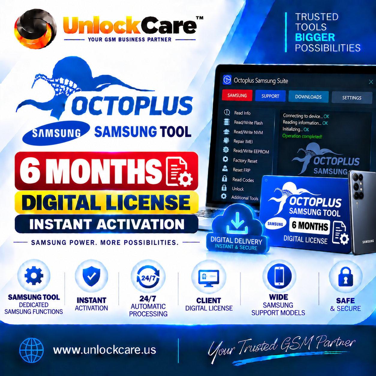 Octoplus Samsung 6 Month Digital License