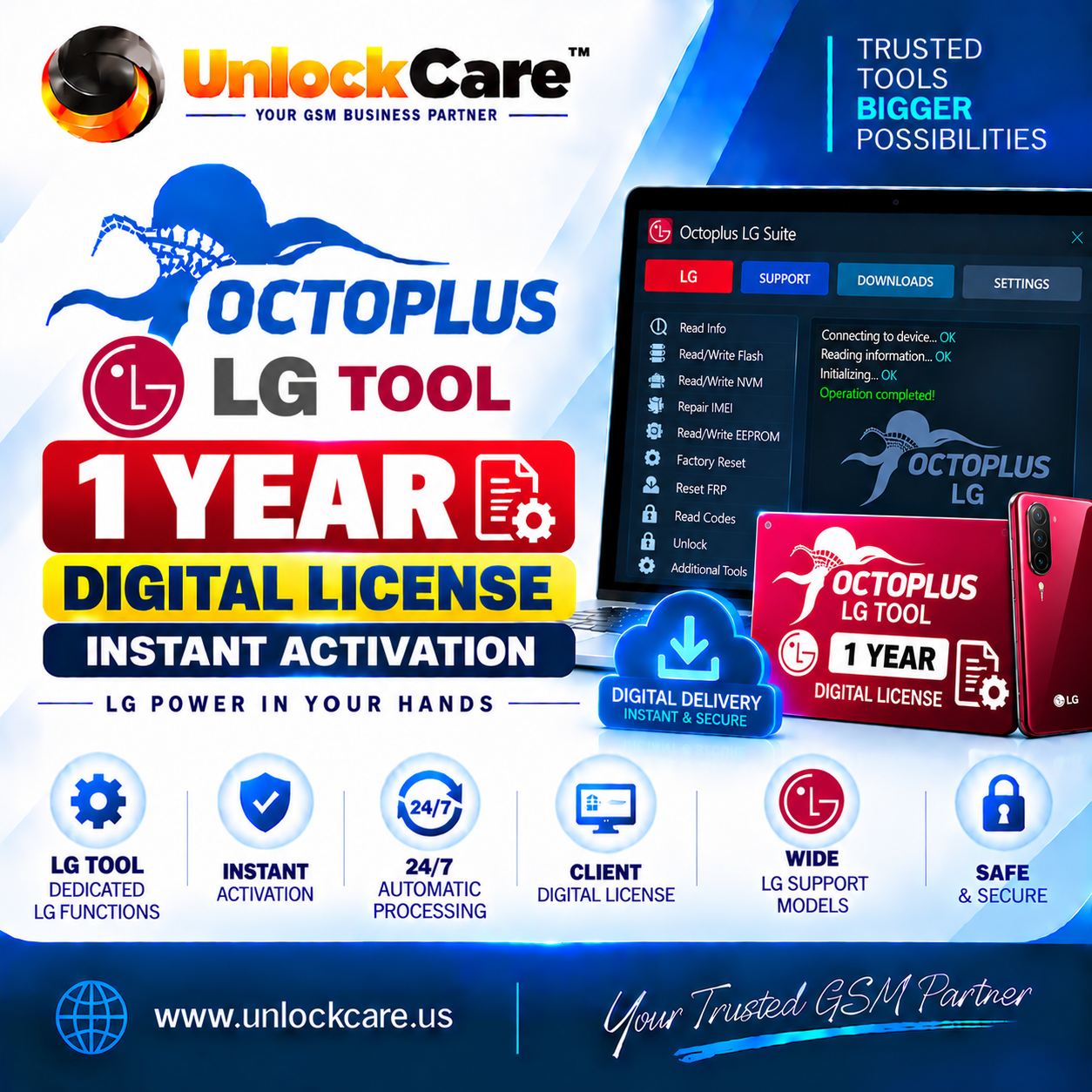 Octoplus LG 1 Year Digital License