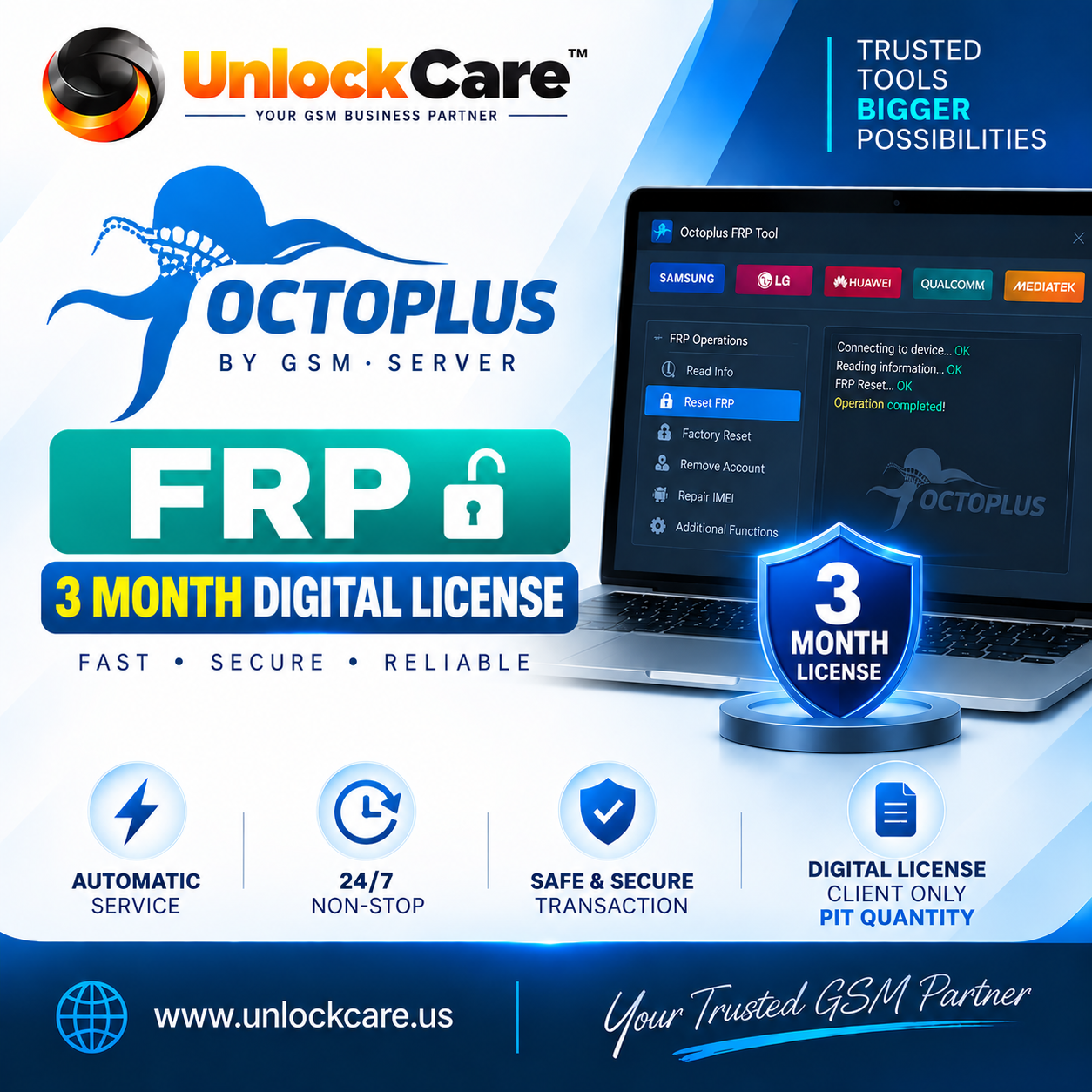Octoplus FRP 3 Month Digital License