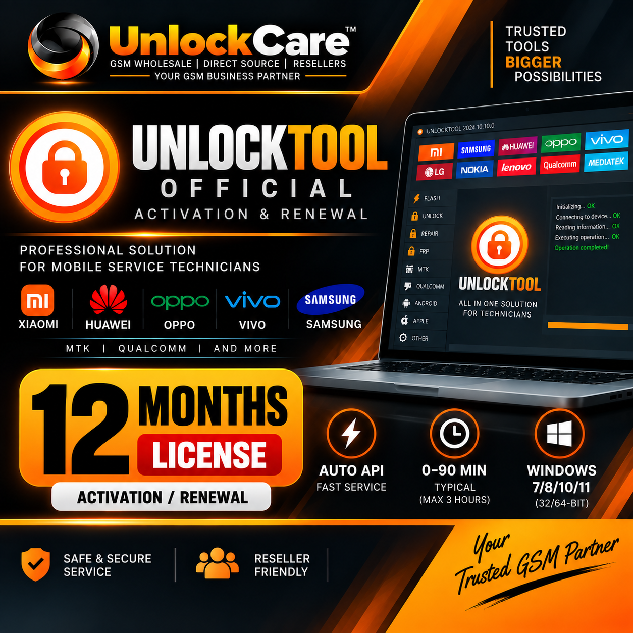 UnlockTool 12 Months License — Activation / Renewal