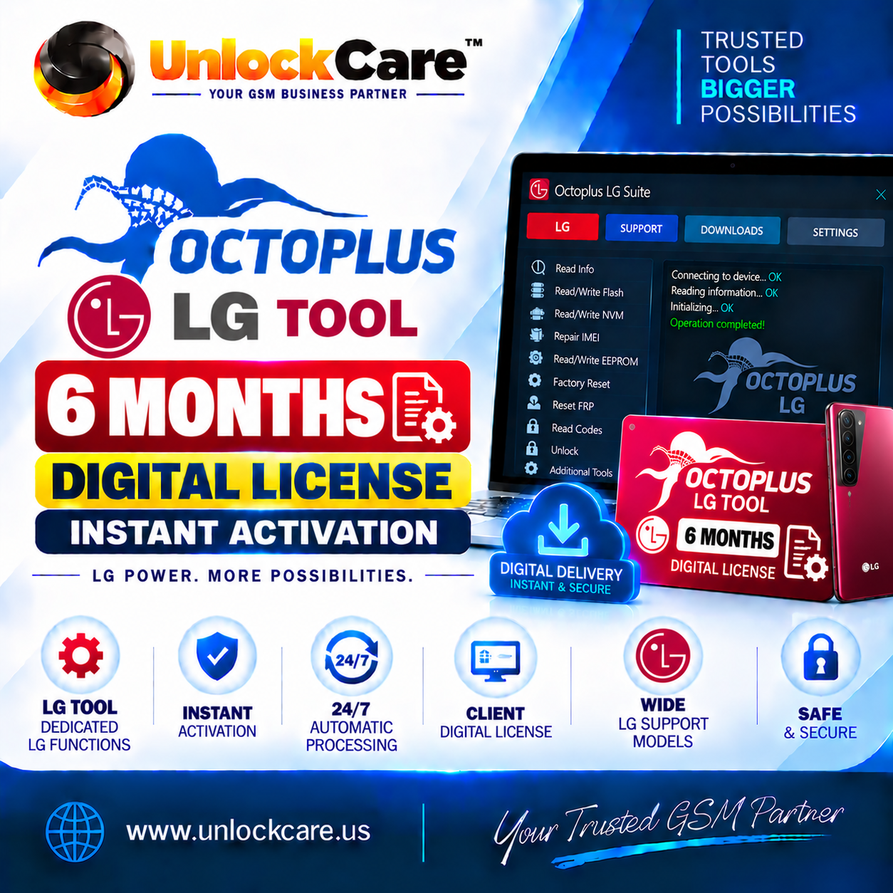 Octoplus LG 6 Month Digital License