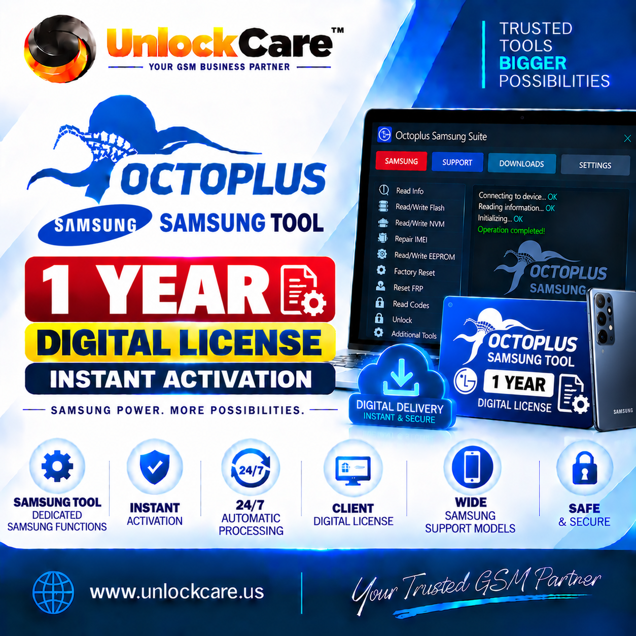 Octoplus Samsung 1 Year Digital License