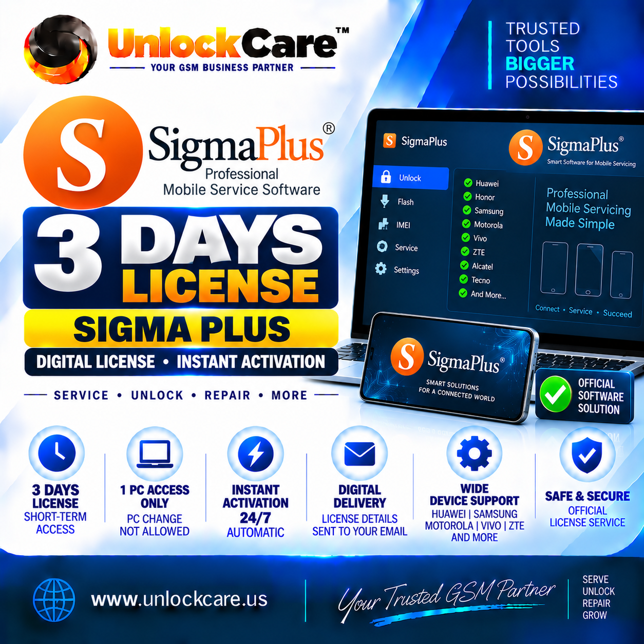 Sigma Plus 3 Days Digital License