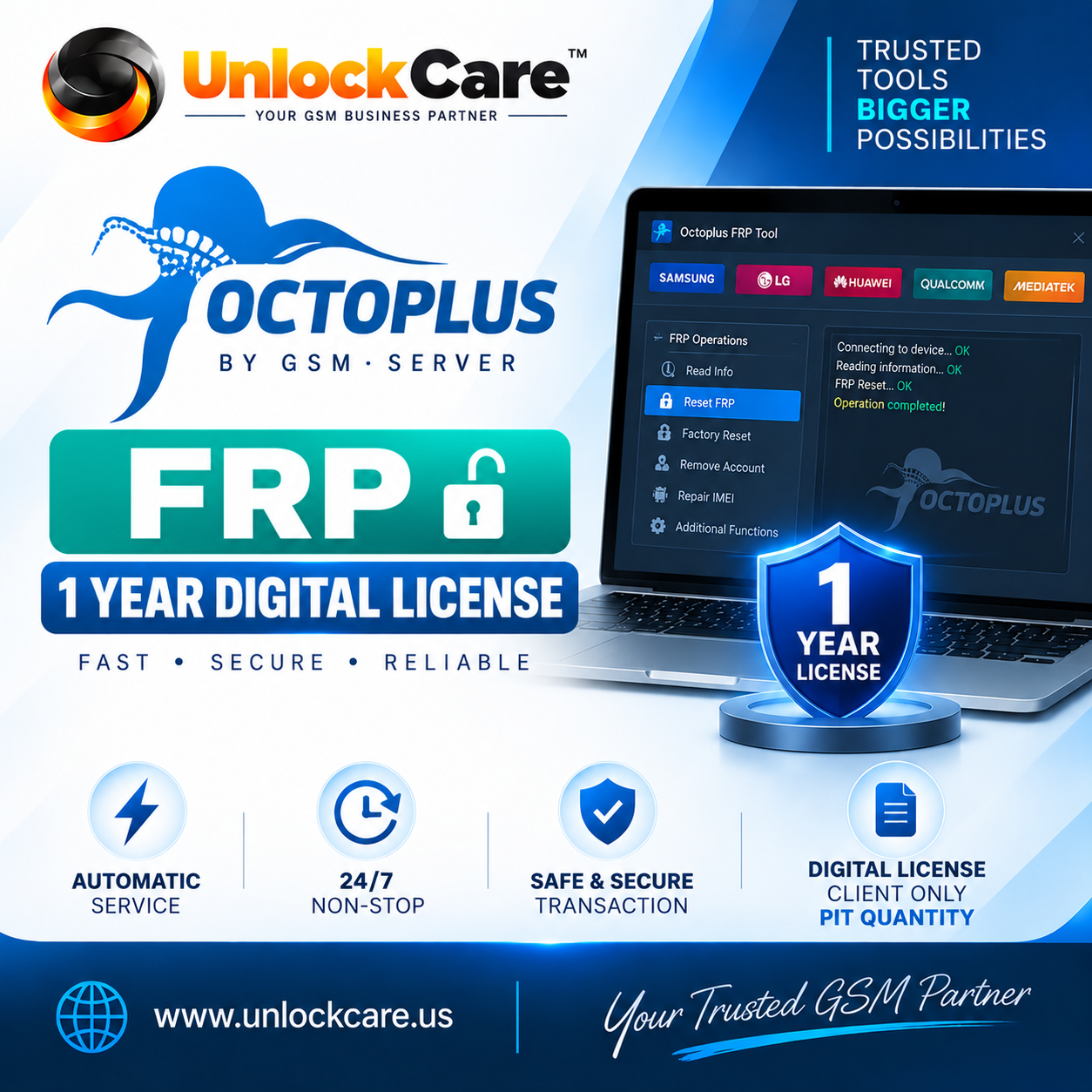 Octoplus FRP 1 Year Digital License