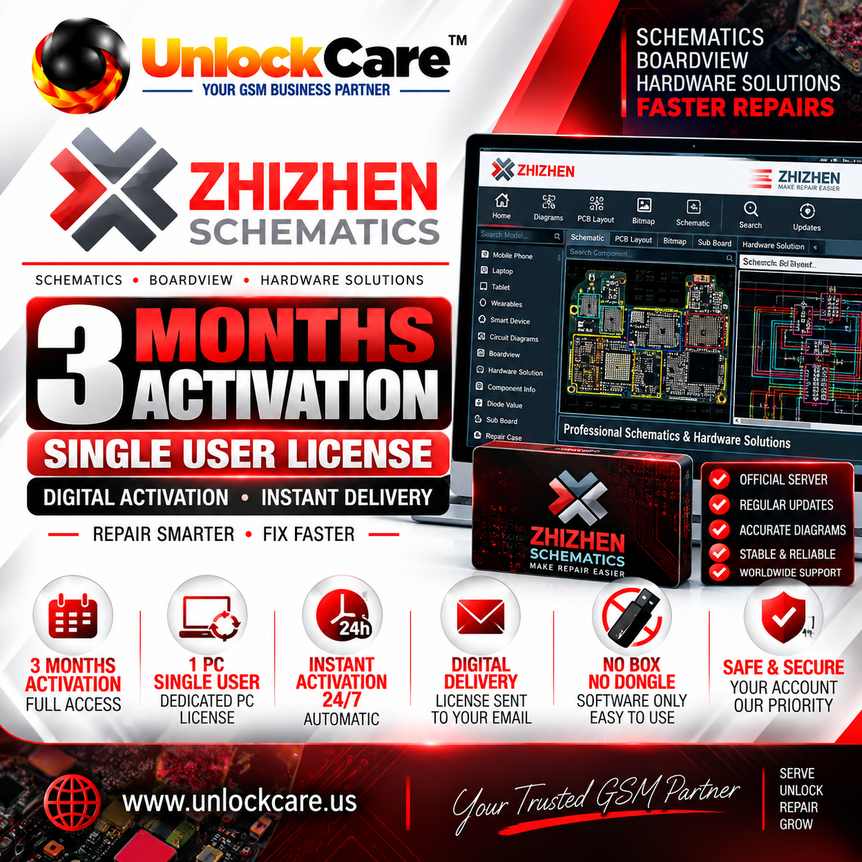 Zhizhen Schematics — Single User | 3 Months Activation