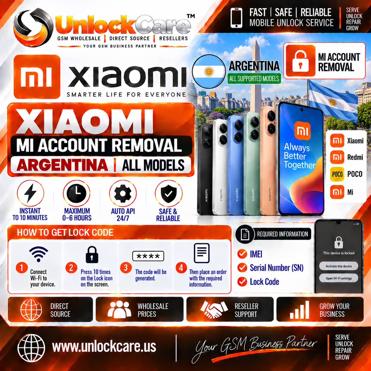 Xiaomi Mi Account Removal β Argentina