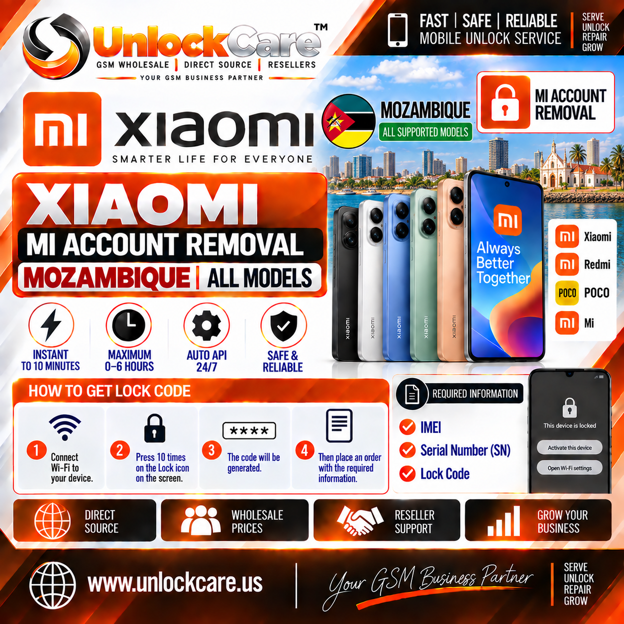 Xiaomi Mi Account Removal β Mozambique