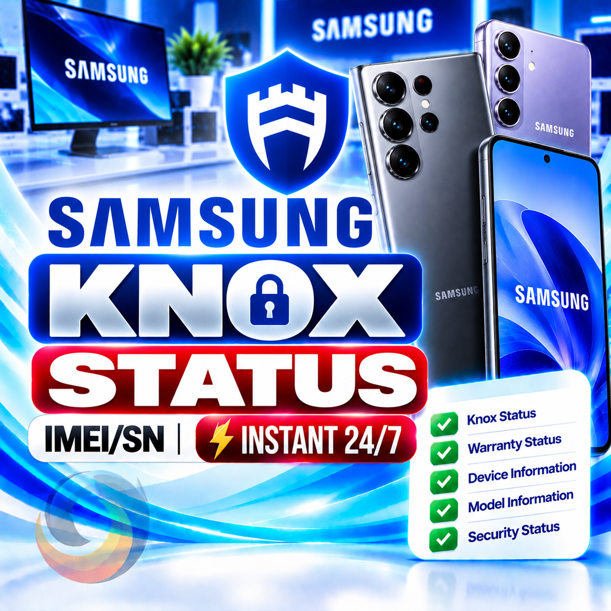 Samsung Knox Status [IMEI/SN] Instant 24/7