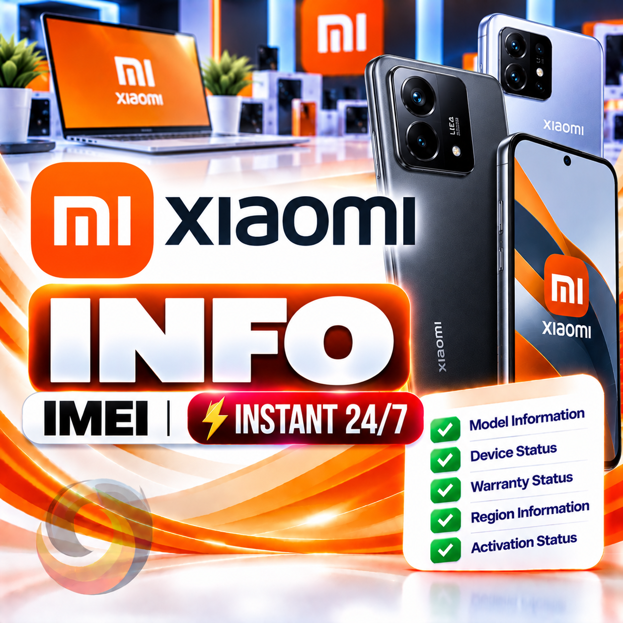 Xiaomi Info [IMEI] Instant 24/7