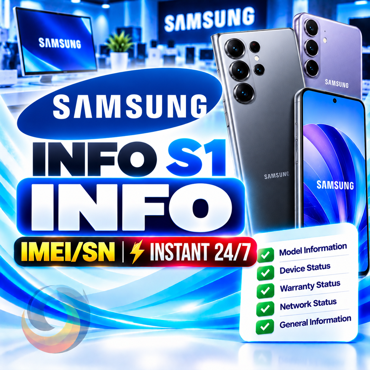 Samsung Info S1 [IMEI/SN] Instant 24/7
