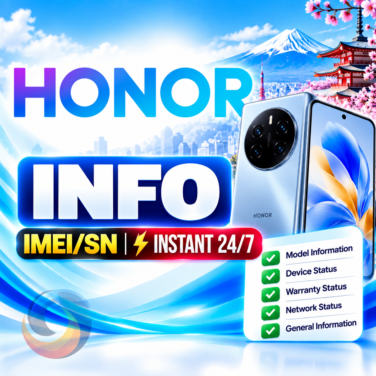 Honor Info [IMEI/SN] Instant 24/7