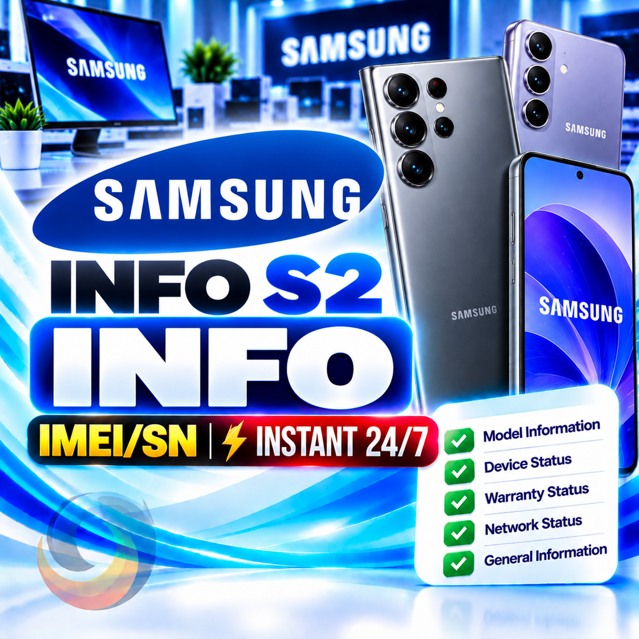 Samsung Info S2 [IMEI/SN] Instant 24/7