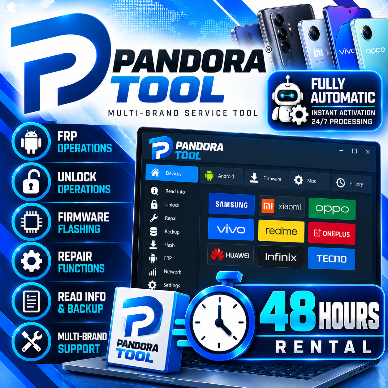 Pandora Tool Rental — 48 Hours