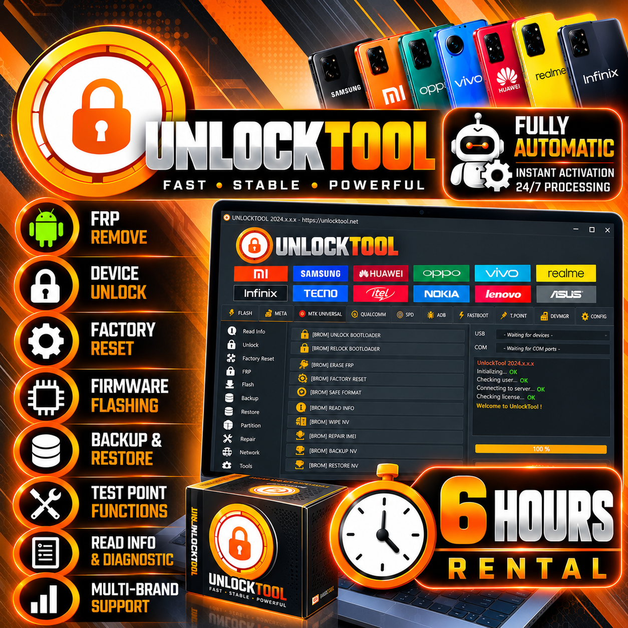 Unlock Tool Rental — 6 Hours