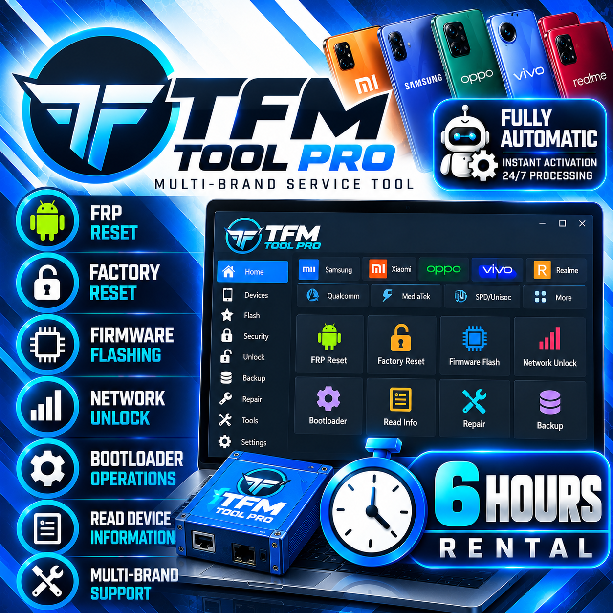 TFM Tool Pro Rental — 6 Hours