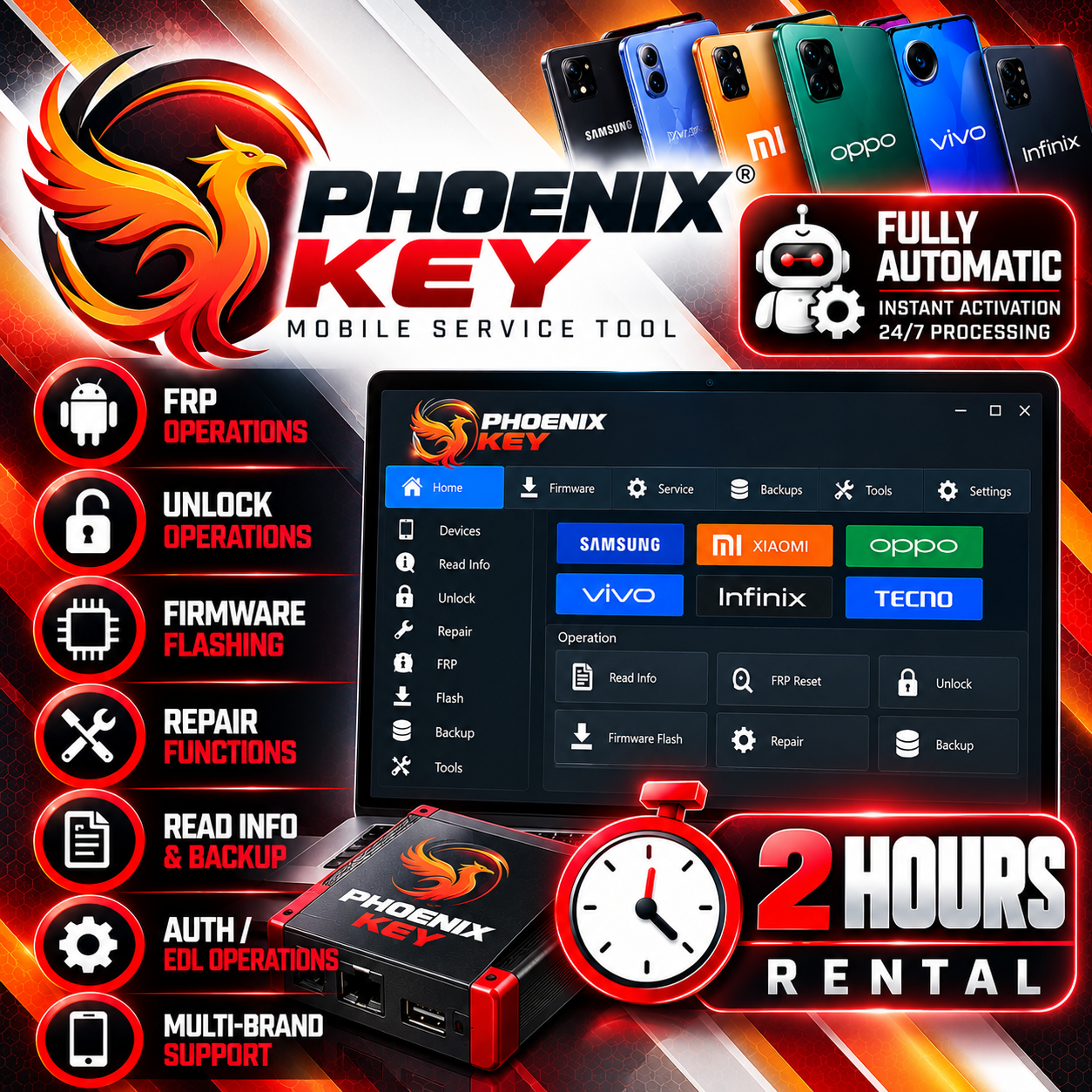 Phoenix Key Rental — 2 Hours
