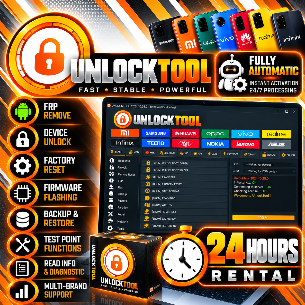 Unlock Tool Rental — 24 Hours