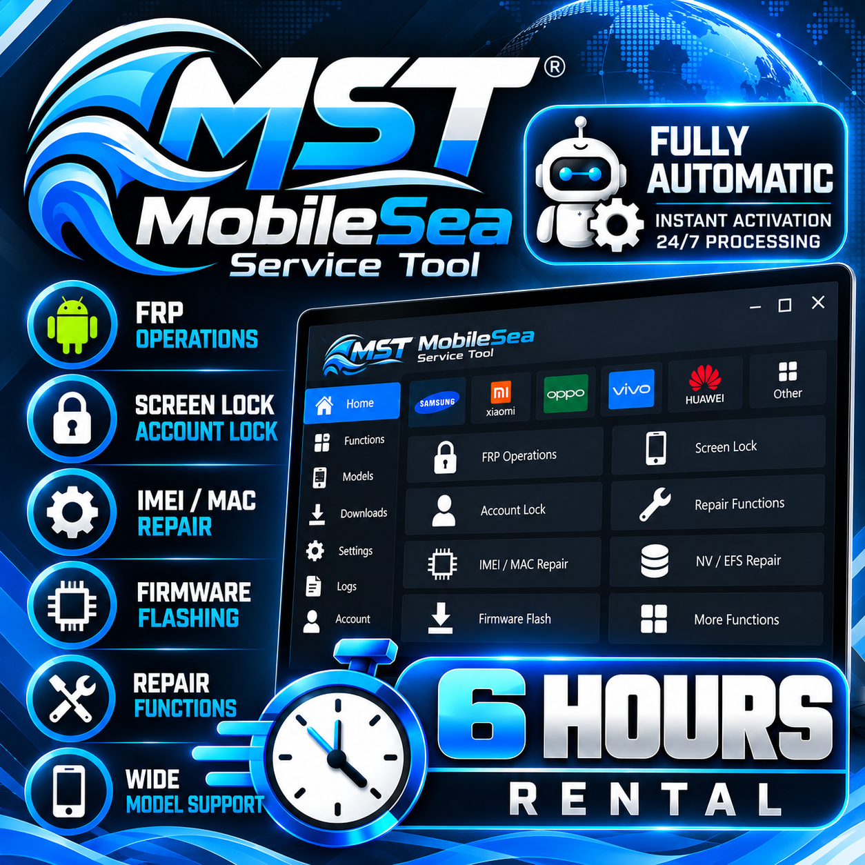 MST MobileSea Service Tool Rental — 6 Hours