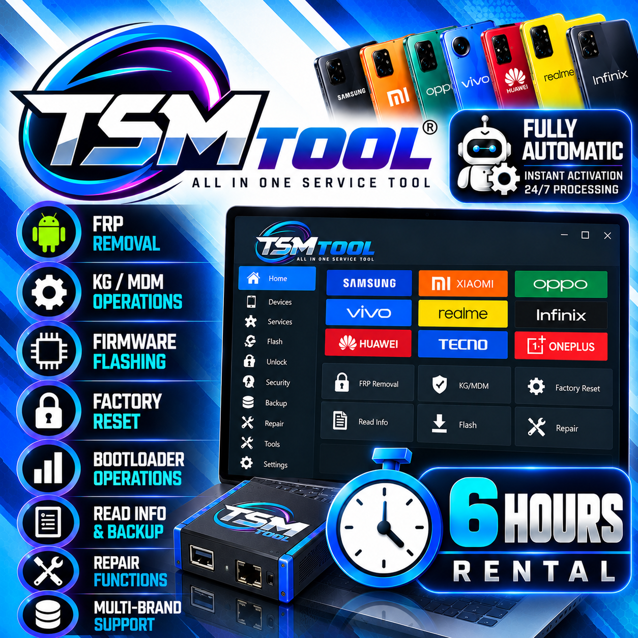 TSM Tool Rental — 6 Hours
