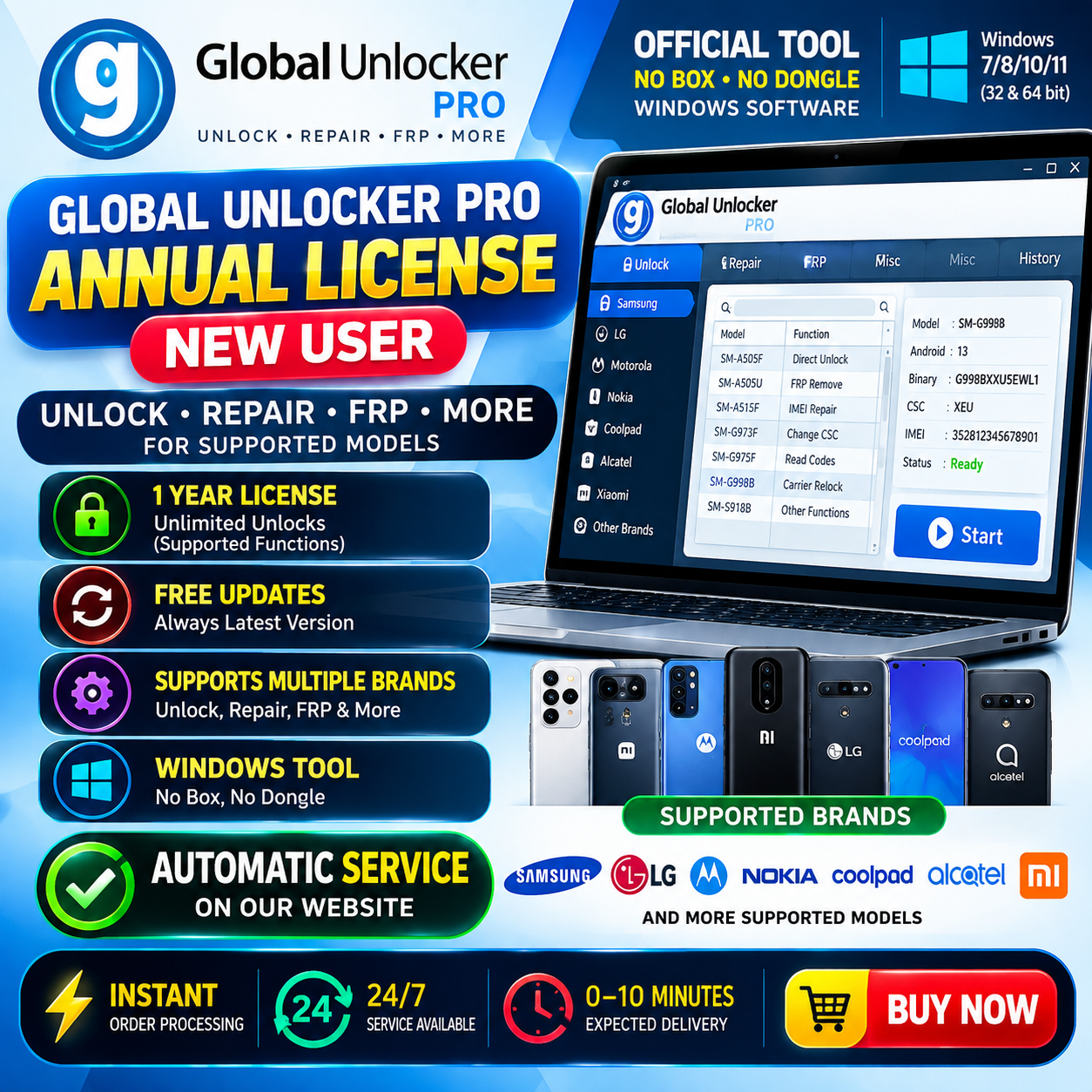 Global Unlocker Pro β Annual License β New User