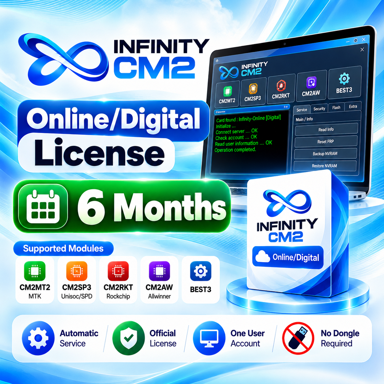 Infinity CM2 Online/Digital License — 6 Months