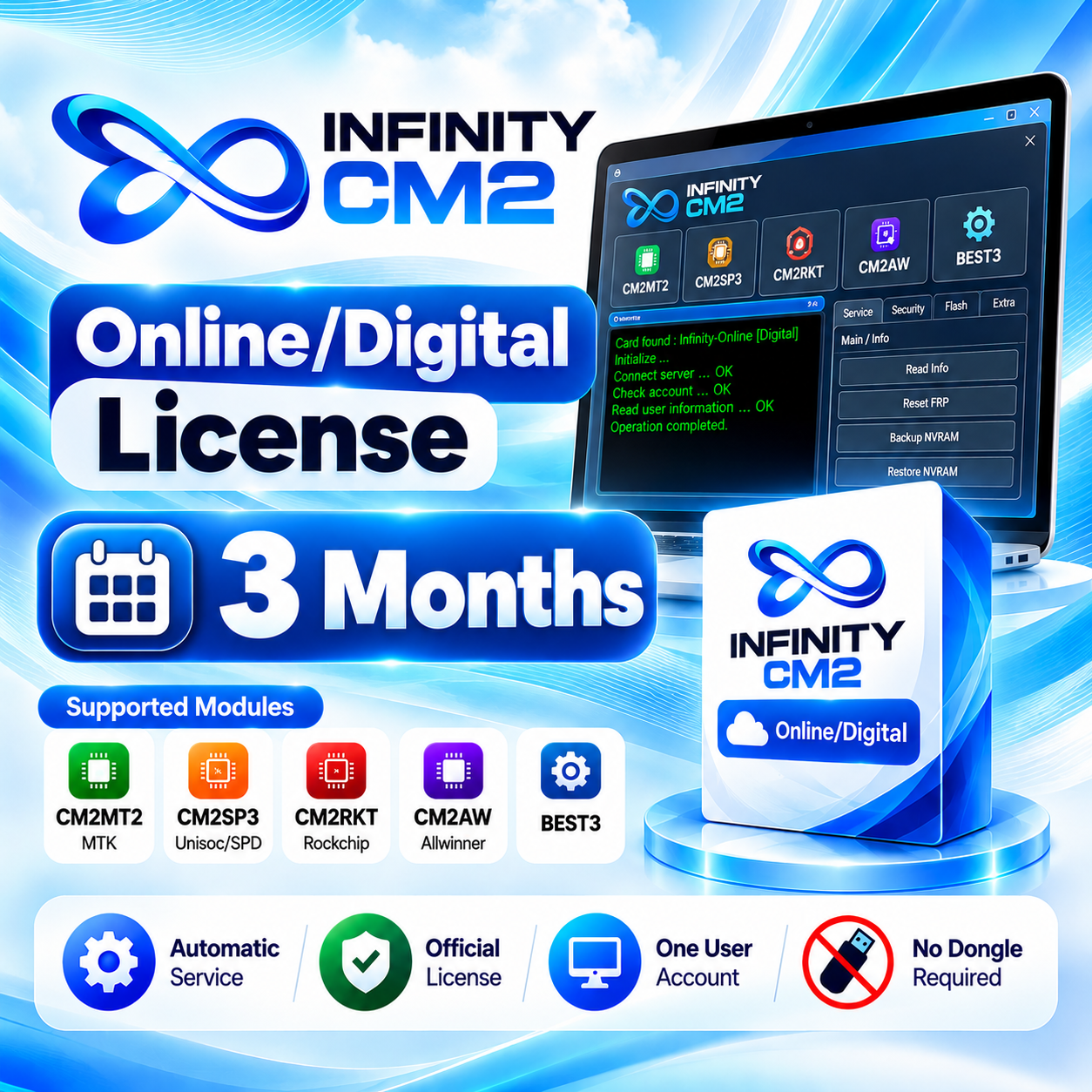 Infinity CM2 Online/Digital License — 3 Months