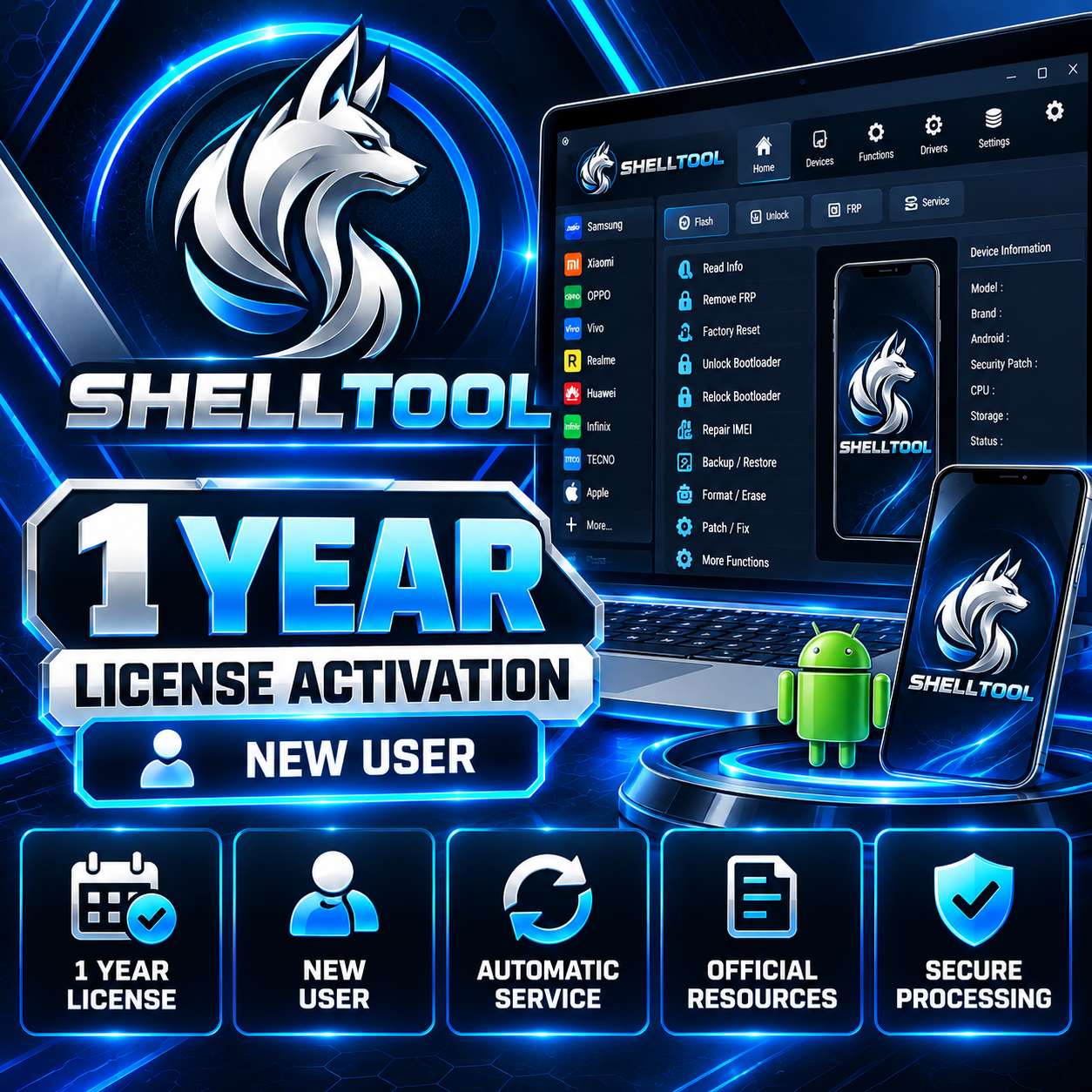 ShellTool – 1 Year License Activation