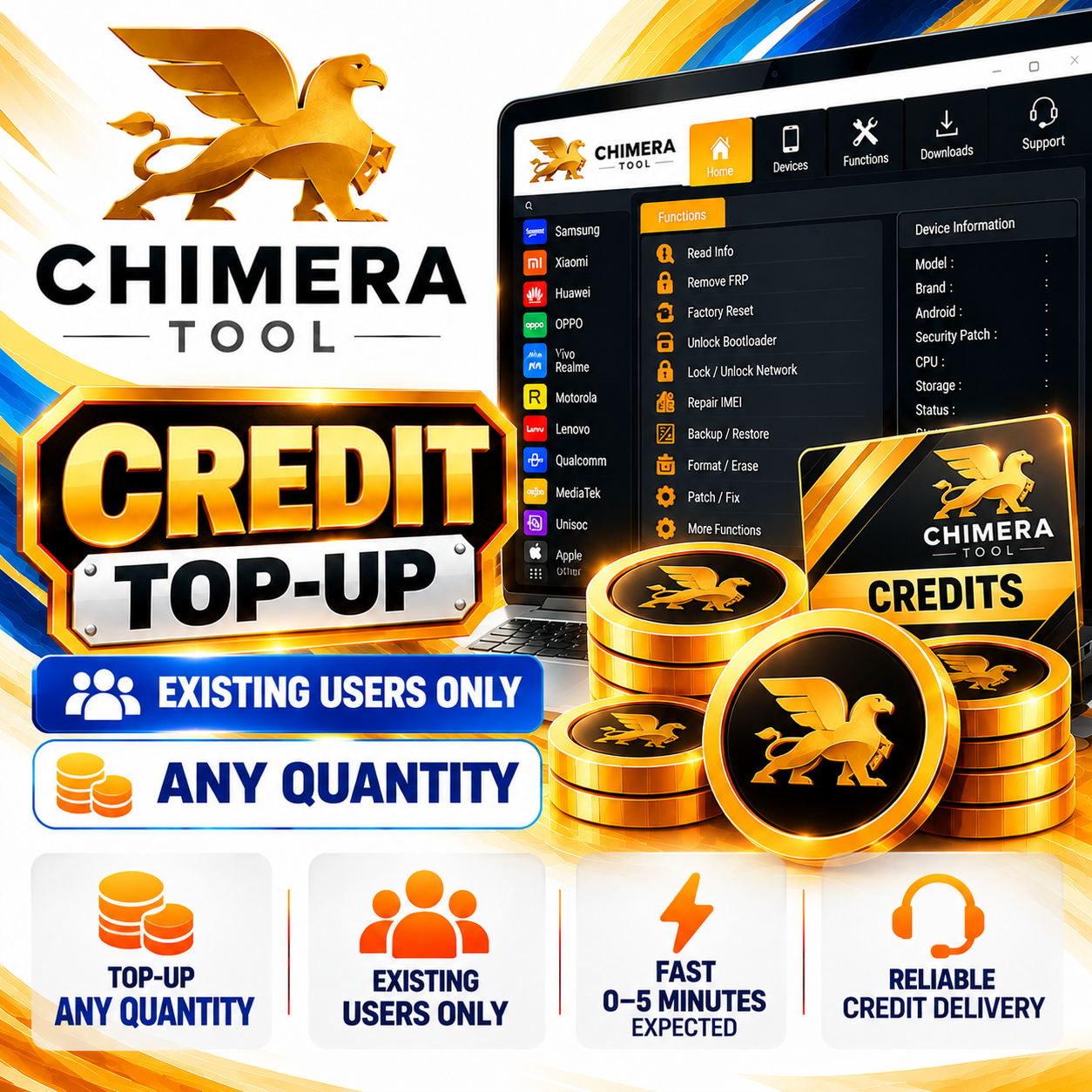 Chimera Tool Credit Top-Up — Existing Users (Any Quantity)