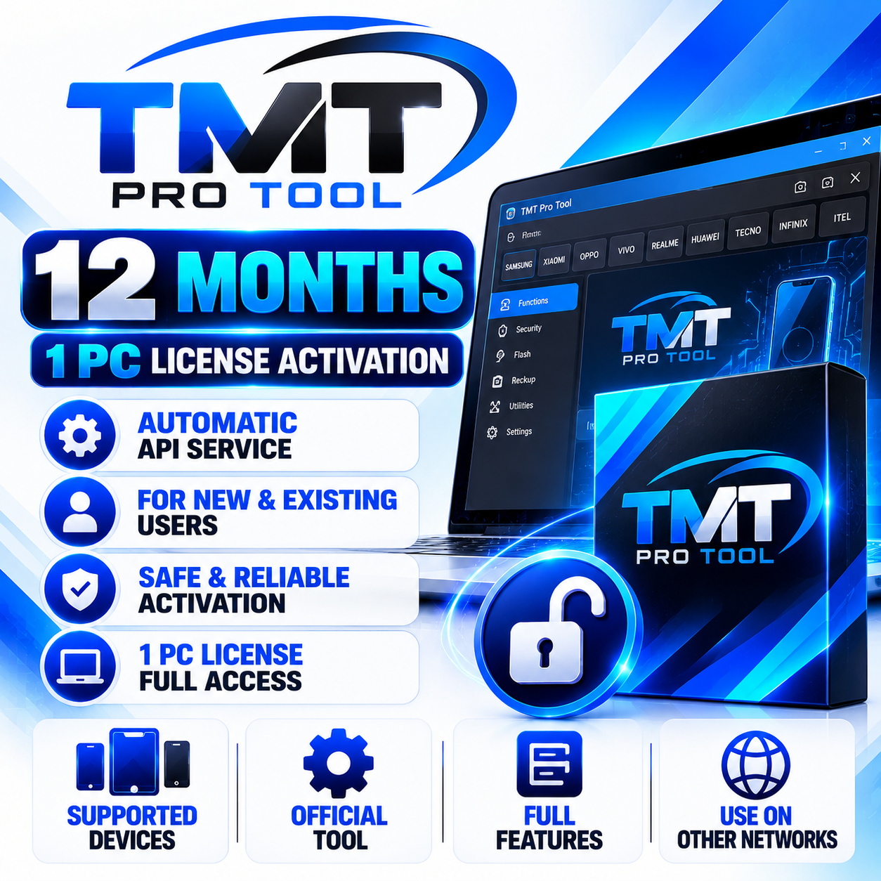 TMT Pro Tool 12 Months — 1 PC License Activation