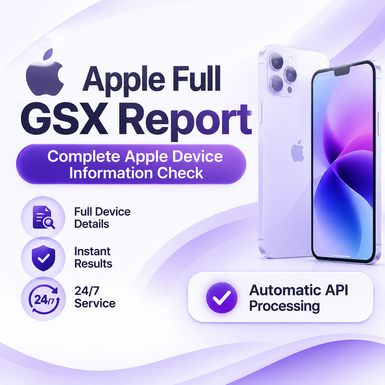 Apple Full GSX Report — Complete Apple Device Information Check