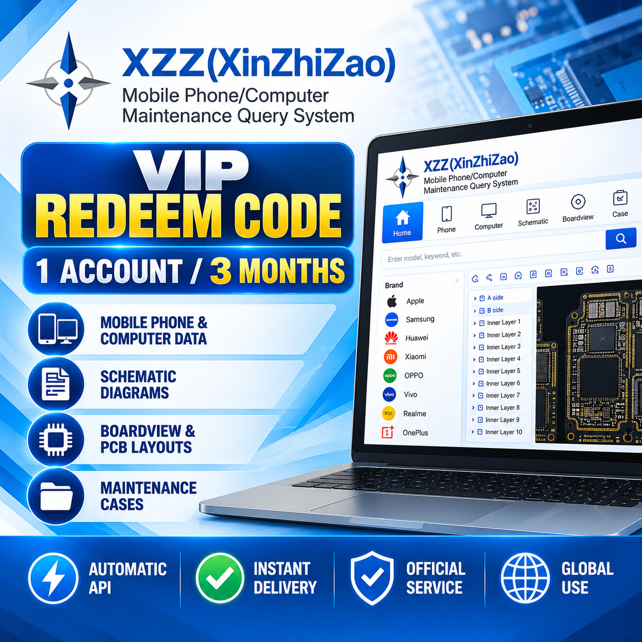 XinZhiZao (XZZ) VIP Redeem Code — 1 Account / 3 Months