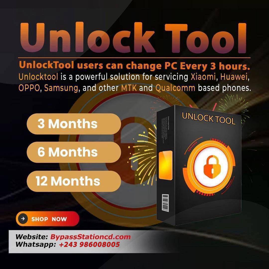 UnlockTool 12 months License Active/Renew Server2 For Web Owner