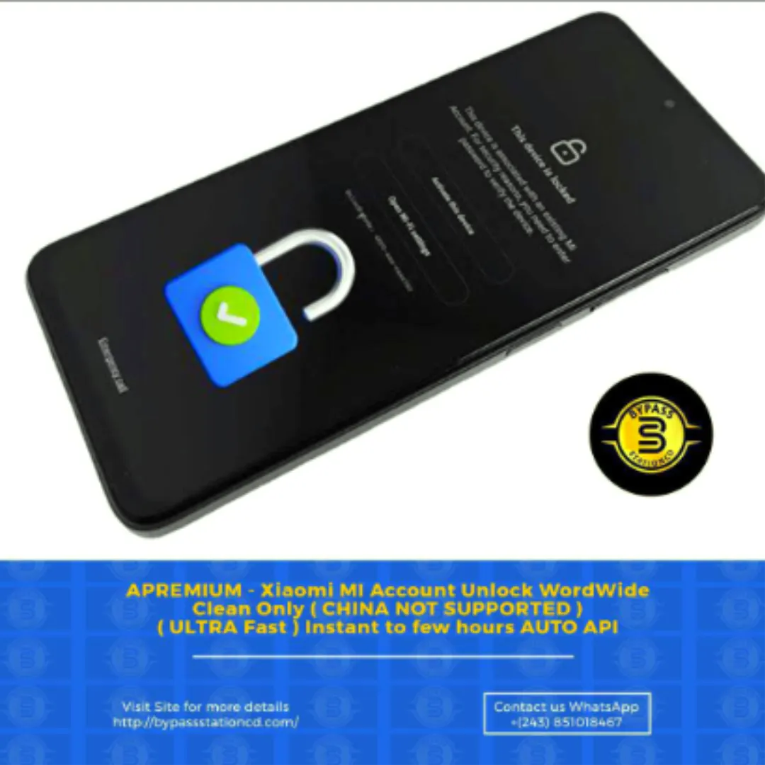 Xiaomi Mi Account Unlock{{{Jordan}}} Clean IMEIs [Super Fast]