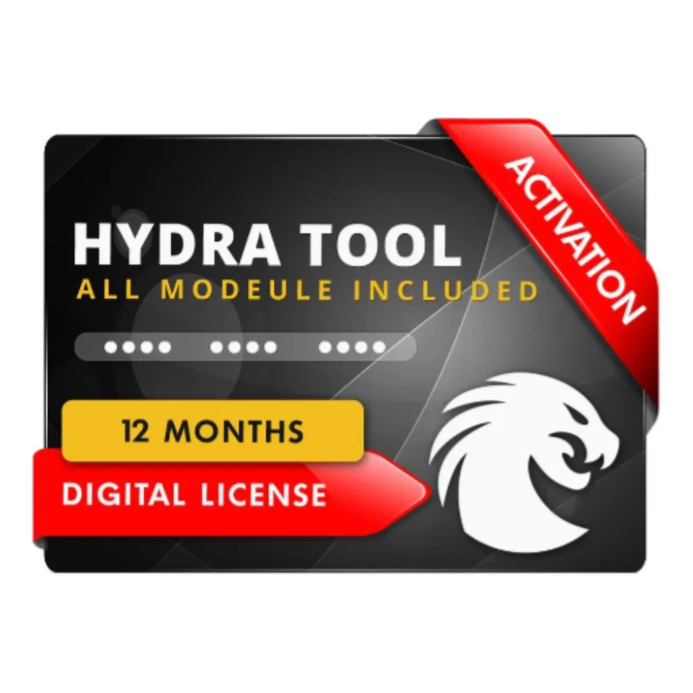 Hydra Tool Rent ( 12 Hours ) - iD + Password (Without Dongle)