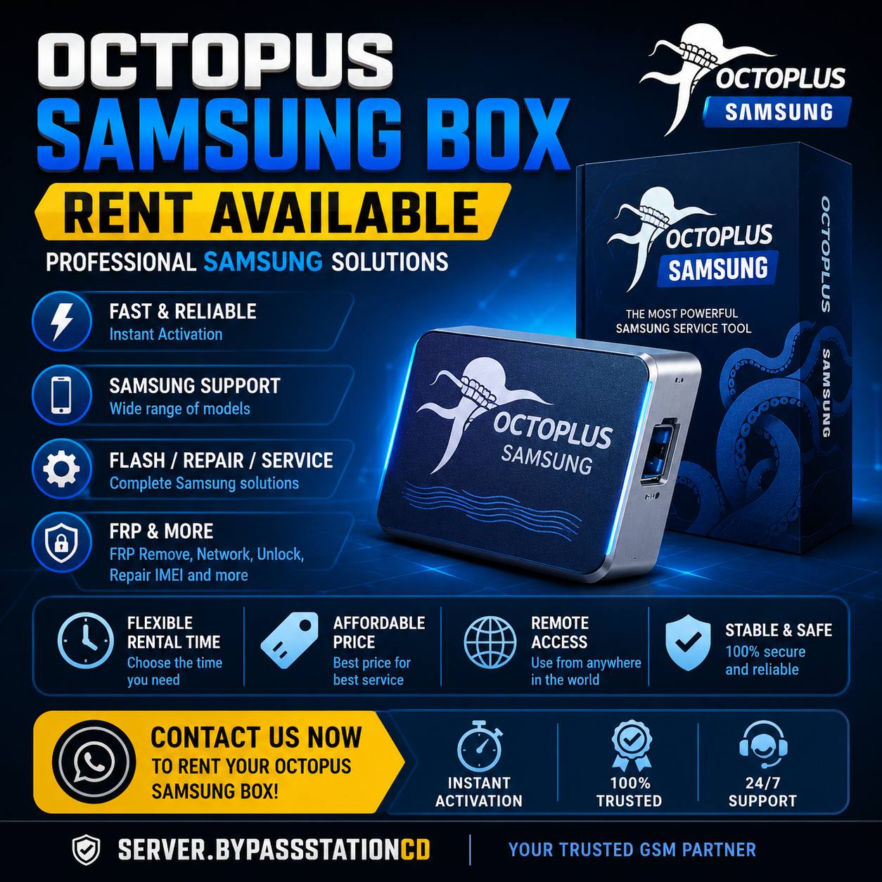 Octoplus FRP box - Rent 30 Minutes ⚡⚡⚡