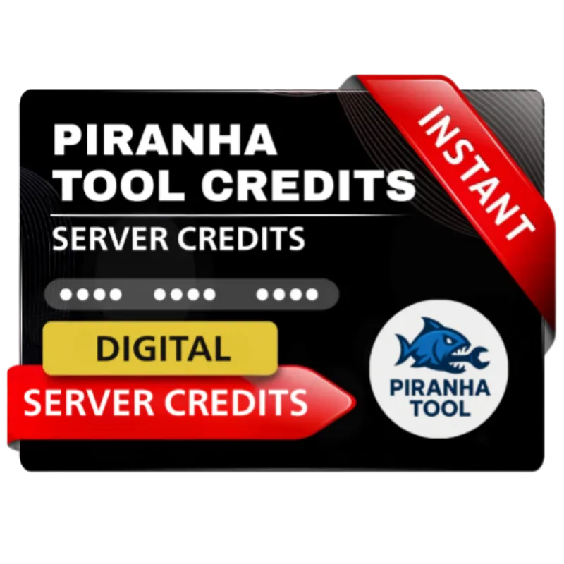 Piranha Tool - Recargar créditos usuario Existente