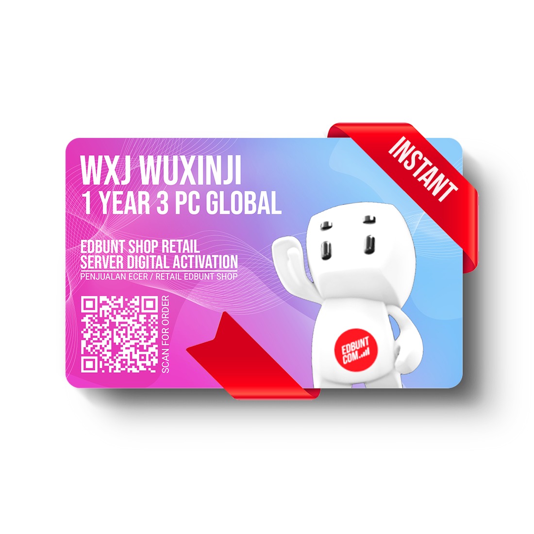 WUXINJI 1 Year VIP Card Activation Key Instant