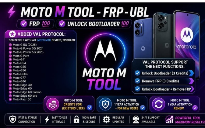 Moto M Tool - 1 Year Renew | DIRECT SOURCE ⭐️