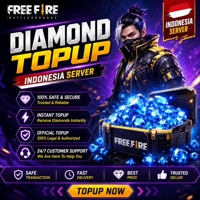 FreeFire 140- Diamond (Indonesia Server)