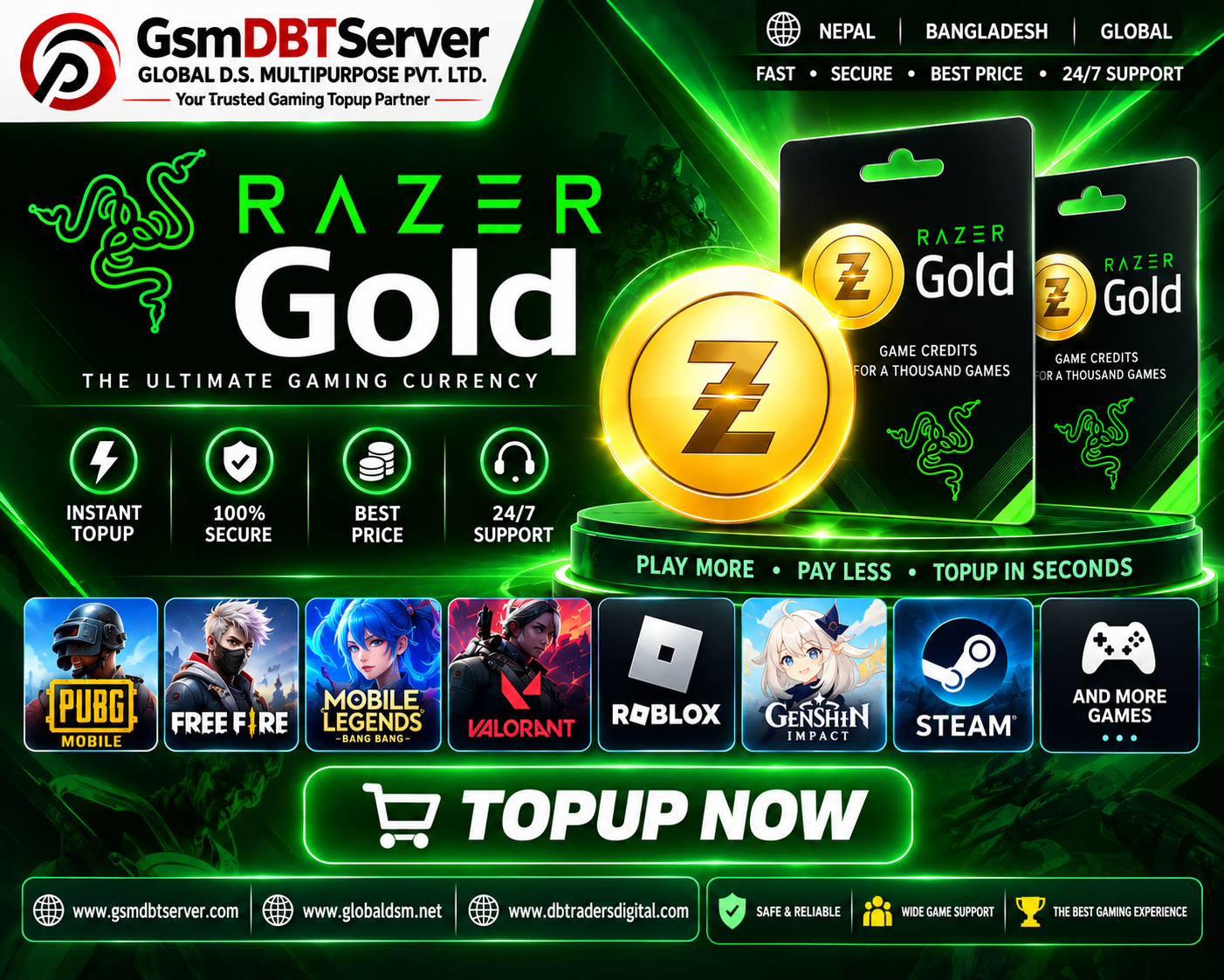 Razer Gold Global $2