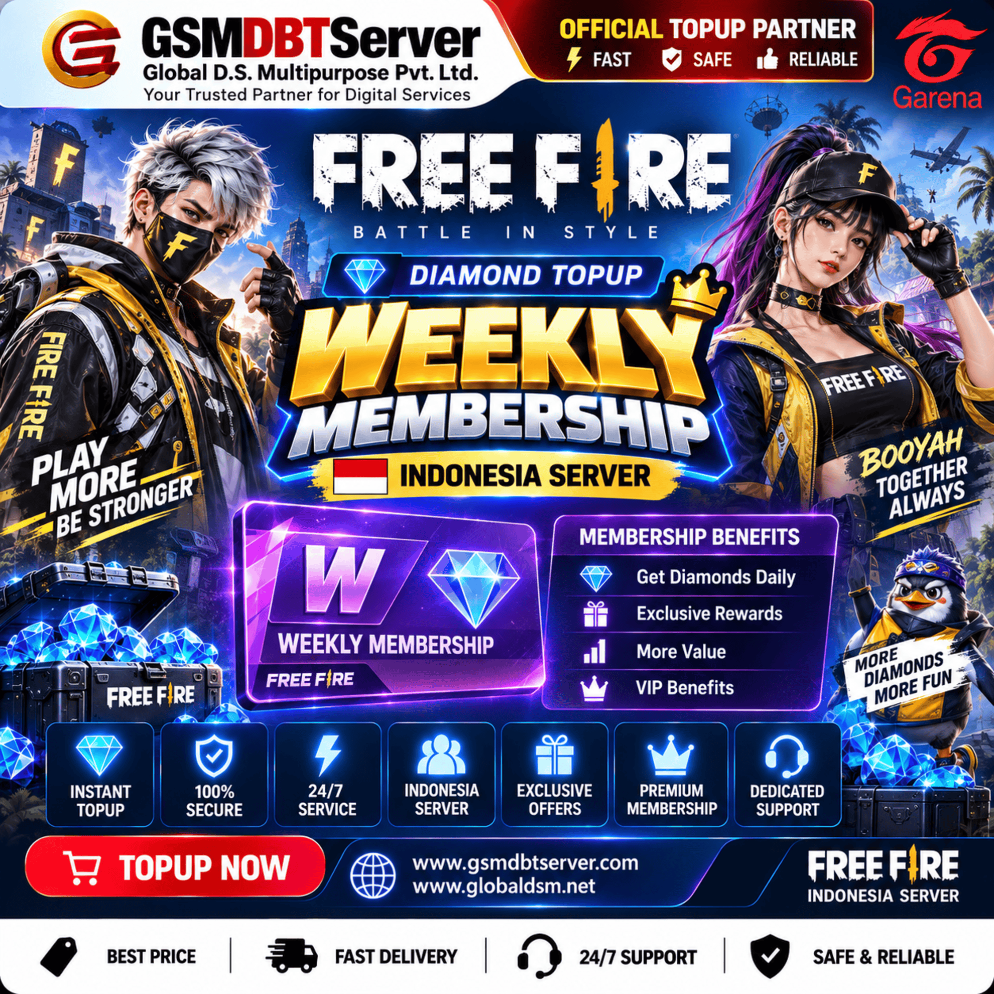 Weekly Membership - (Indonesia Server)