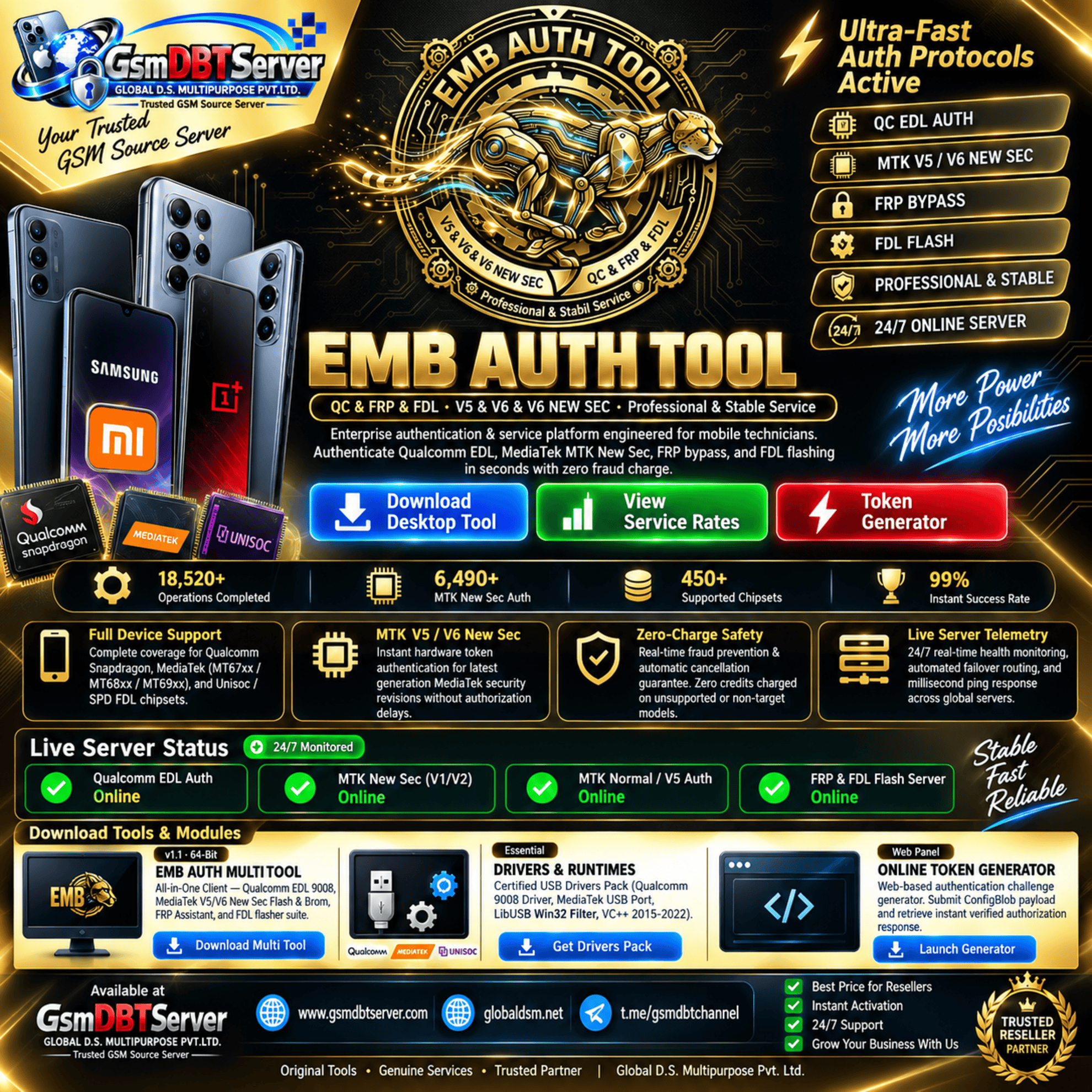 EMB AUTH TOOL (Credits Refill)