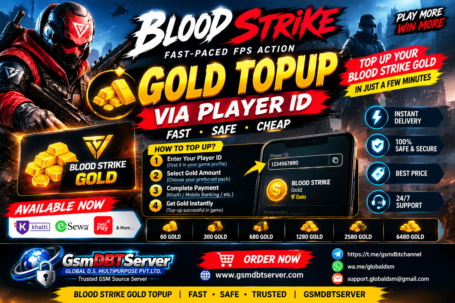 100+16 Gold - Blood Strike