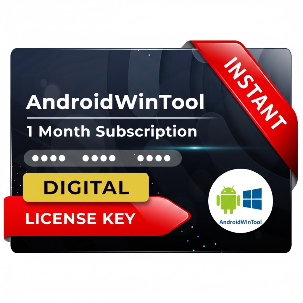 AndroidWinTool 1 Month ( 30 days ) License for Existing Users