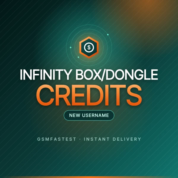 Infinity Box/Dongle Credits Any Quantity (Create New Username)