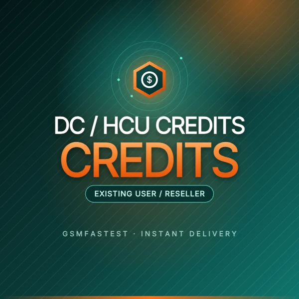 DC / HCU Unlocker Credits for existing user / reseller