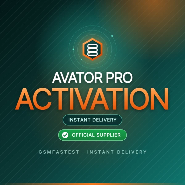 Avator-Pro software activation for Infinity (with Avator-Dongle activated)