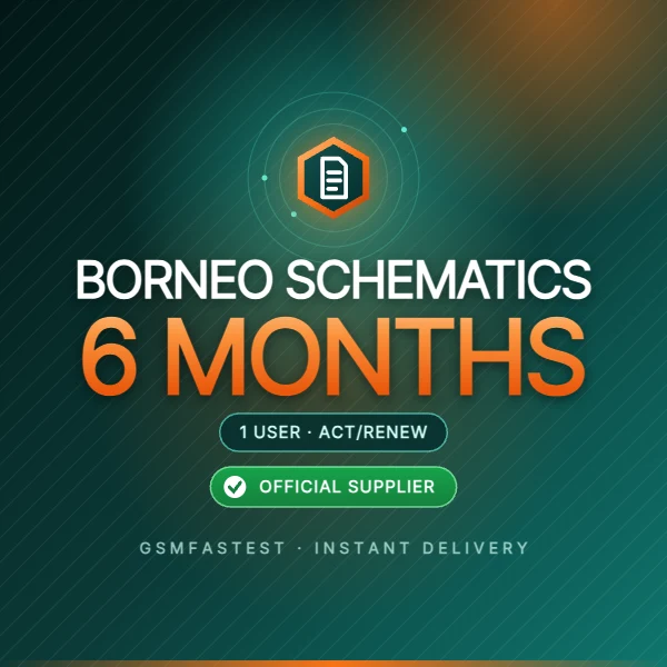 Borneo Schematics 1 User 6 Month Activation/Renewal